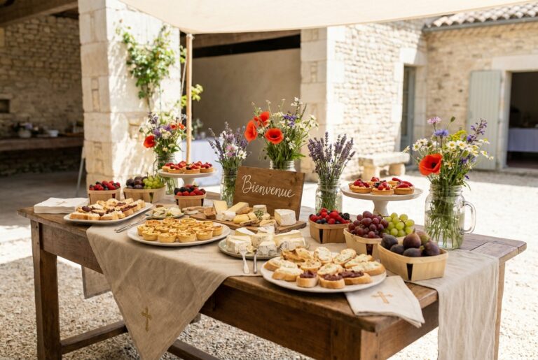 Buffet champêtre baptême — Versailles