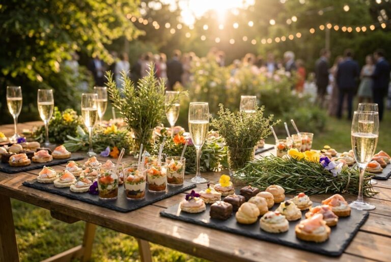 Cocktail dînatoire mariage — Senlis