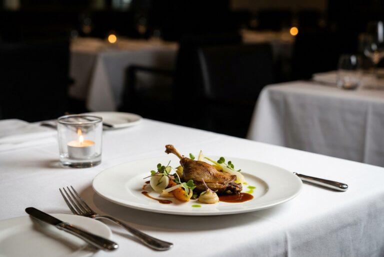 Repas assis gastronomique — Neuilly-sur-Seine